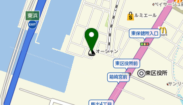 (株)オーシャンの地図画像