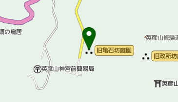 旧亀石坊庭園の地図画像