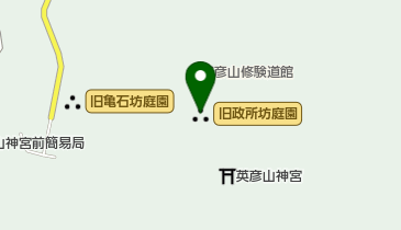 旧政所坊庭園の地図画像