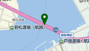 若戸大橋の地図画像