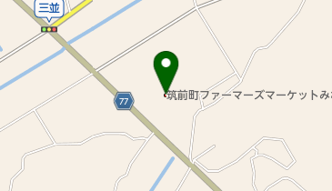 筑前町ファーマーズマーケットみなみの里の地図画像