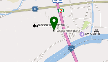 川の駅船小屋恋ぼたるの地図画像