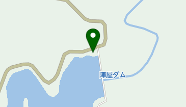 陣屋ダム湖の地図画像