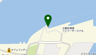 北九州港の地図画像