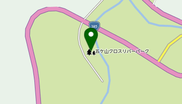 五ケ山クロスリバーパークの地図画像