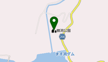 鱒渕公園の地図画像