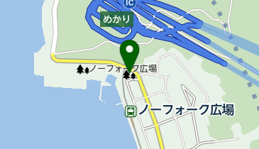 文字ケ関公園の地図画像