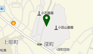 小田山公園の地図画像