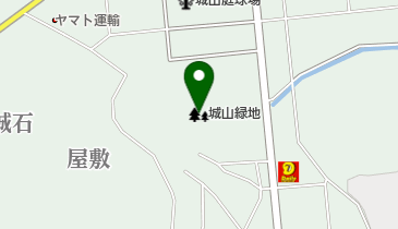 城山緑地の地図画像