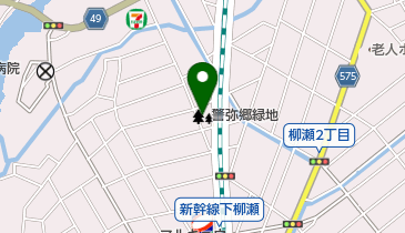 警弥郷緑地の地図画像