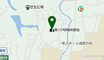 第19号梅林緑地の地図画像