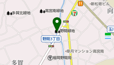 野間緑地の地図画像