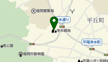 浄水緑地の地図画像