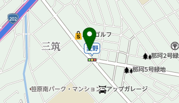 那珂1号緑地の地図画像