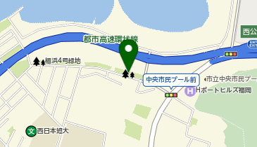福浜1号緑地の地図画像