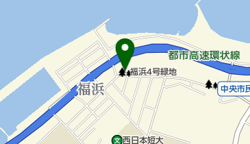 福浜4号緑地の地図画像
