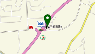 平原緑地の地図画像