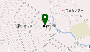 沼緑町四丁目東公園の地図画像