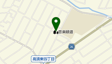 思楽緑道の地図画像