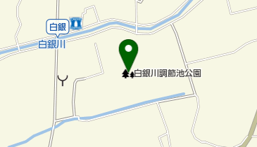 白銀川調節池公園の地図画像