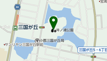 井ノ浦公園の地図画像