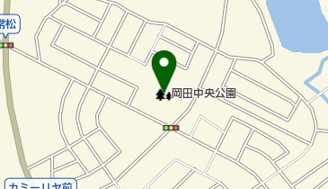 岡田中央公園の地図画像
