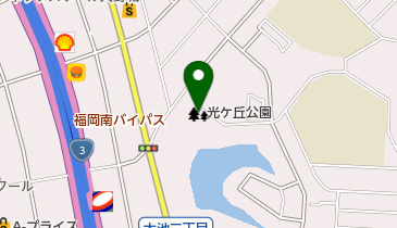 光ケ丘公園の地図画像
