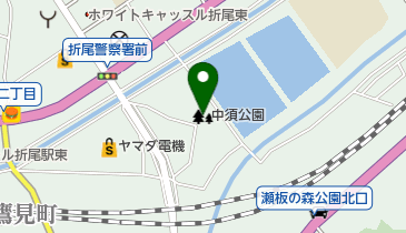 中須公園の地図画像