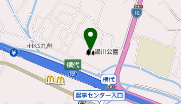 湯川公園の地図画像