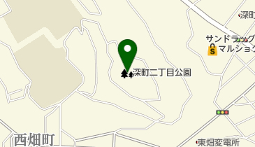 深町二丁目公園の地図画像