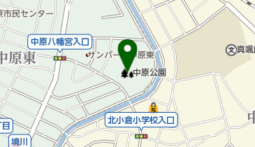 中原公園の地図画像