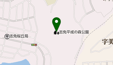 志免平成の森公園の地図画像