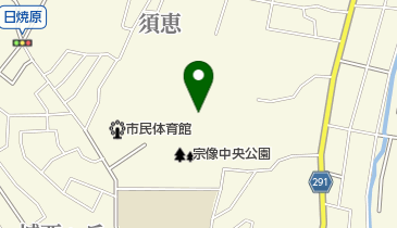 宗像中央公園の地図画像