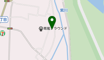 紫川河畔公園の地図画像