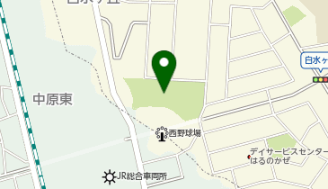 春日西多目的広場公園の地図画像