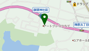 総合結婚式場アートクレフクラブの地図画像