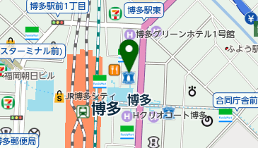 オリエンタルホテル福岡博多ステーションの地図画像