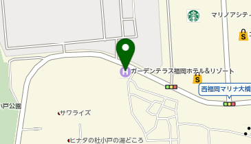 ガーデンテラス福岡ホテル&リゾートの地図画像