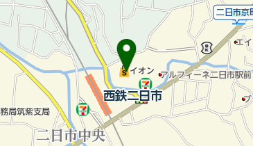 イオン二日市店の地図画像