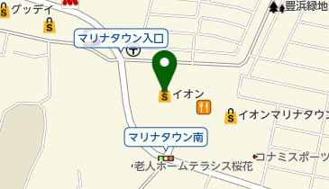 イオンマリナタウンの地図画像