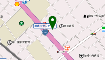 レクサスCPO福岡中央の地図画像