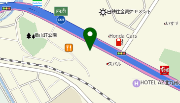 ジャガー・アプルーブド北九州の地図画像
