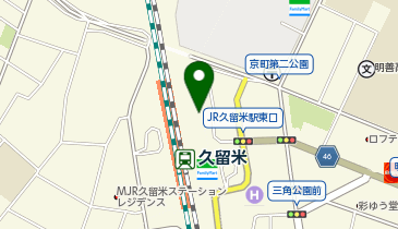 駅レンタカー久留米営業所の地図画像