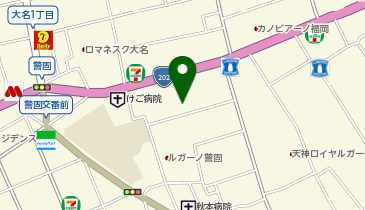 FLYING TIGER COPENHAGEN福岡天神ストアの地図画像