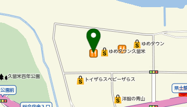 久留米ロフトの地図画像