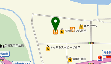 3COINS+plusゆめタウン久留米店の地図画像