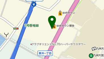 3COINS+plusゆめタウン博多店の地図画像