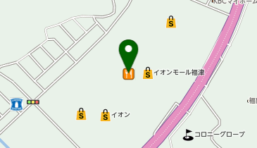 3COINS+plusイオンモール福津店の地図画像