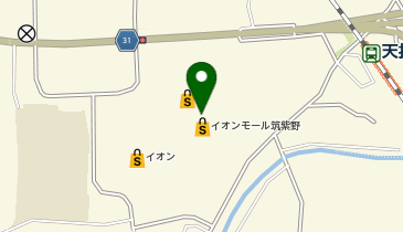 3COINSイオンモール筑紫野店の地図画像