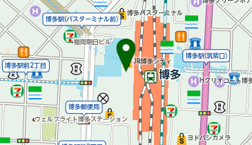 3COINSアミュエスト博多店の地図画像